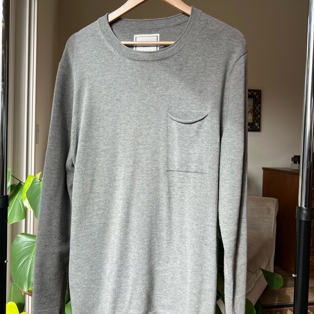 Long Wharf Newport SeaWell Pocket Crew Sweater / M